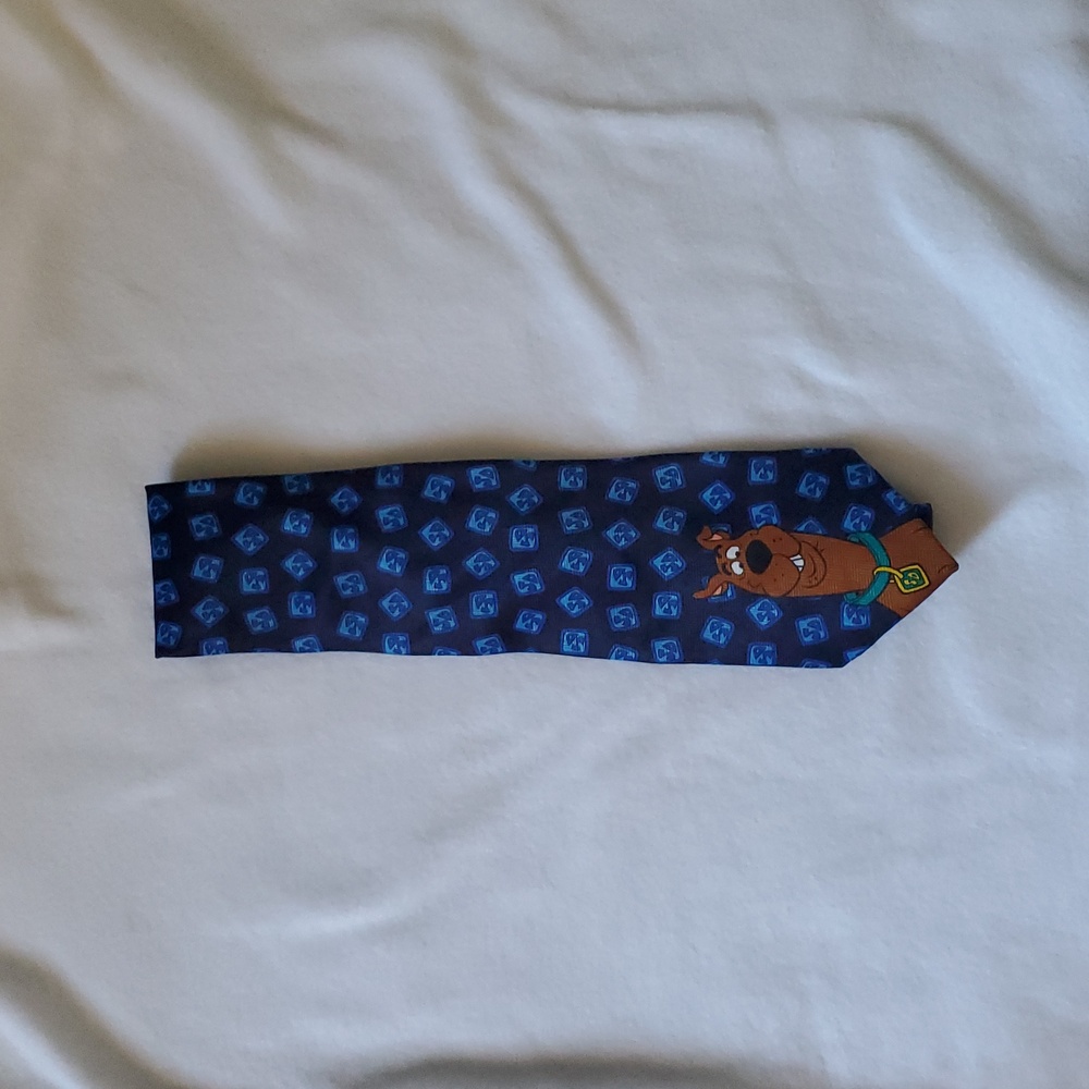 Scooby-Doo Novelty Necktie Blue Character Print Tie